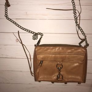 Brown Leather Rebecca Minkoff Mini Mac